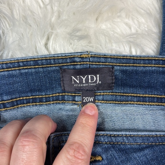 NYDJ Marilyn Straight Plus Size Denim Jeans - Picture 5 of 8